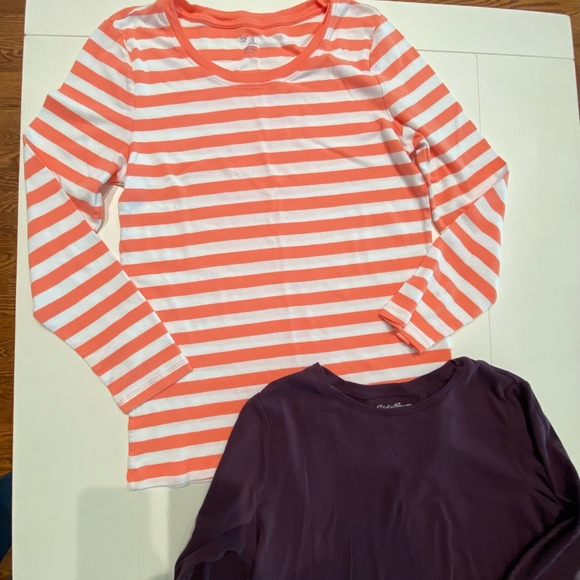 Women’s Size XL Group Of Three Long Sleeve Tees - Gap and Eddie Baurer - Picture 4 of 4